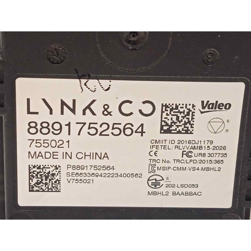 Recambio de sensor para lynk&co lynk & co 01 1.5 phev referencia OEM IAM 8891752564  