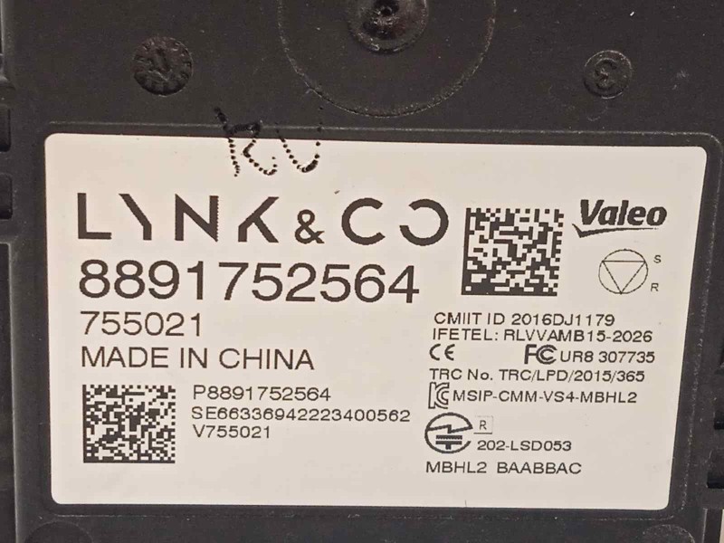 Recambio de sensor para lynk&co lynk & co 01 1.5 phev referencia OEM IAM 8891752564  
