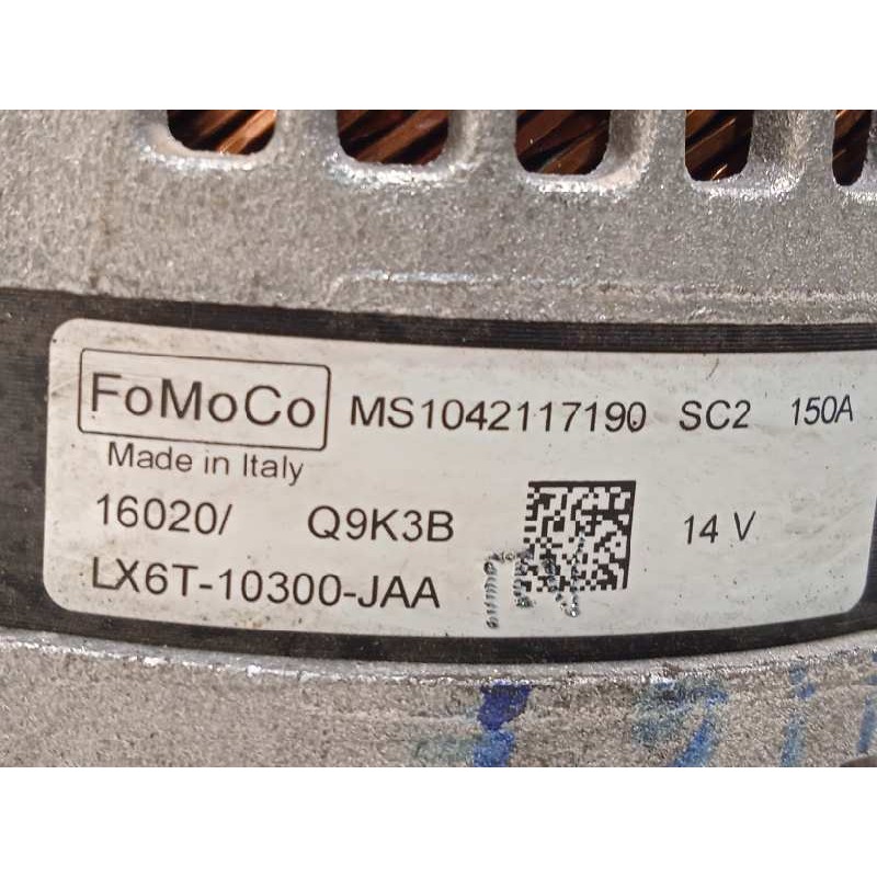 Recambio de alternador para ford kuga titanium referencia OEM IAM LX6T10300JAA 2455249 MS1042117190
