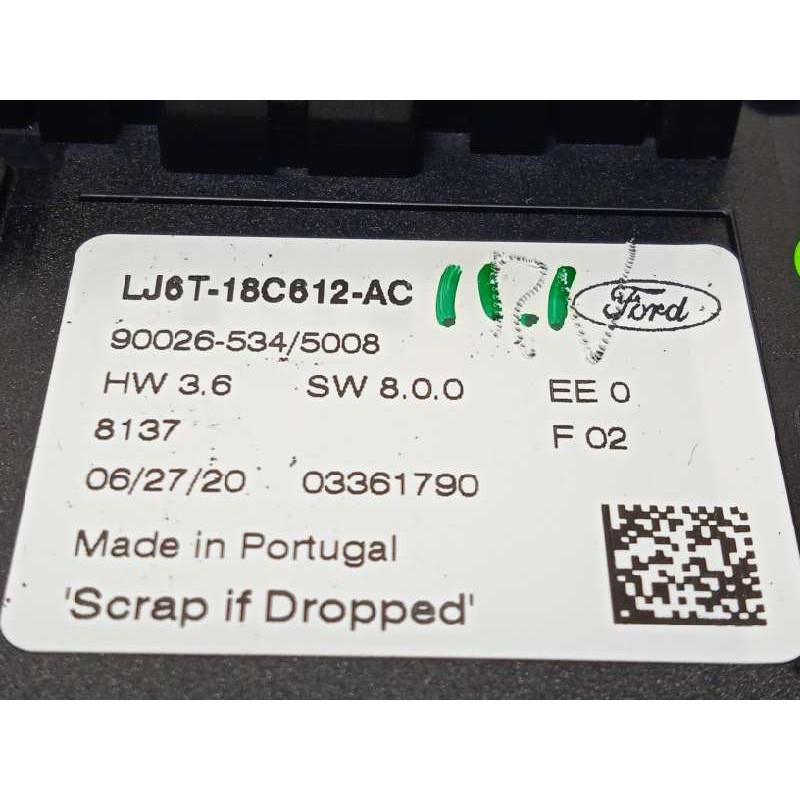 Recambio de mando climatizador para ford kuga titanium referencia OEM IAM LJ6T18C612AC 2534657 LV4B18D422AB3JA6