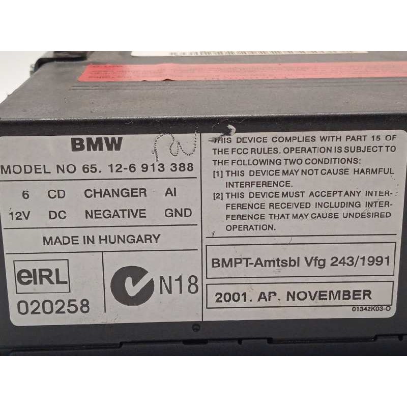 Recambio de modulo electronico para bmw x5 (e53) 3.0d referencia OEM IAM 65126913388  