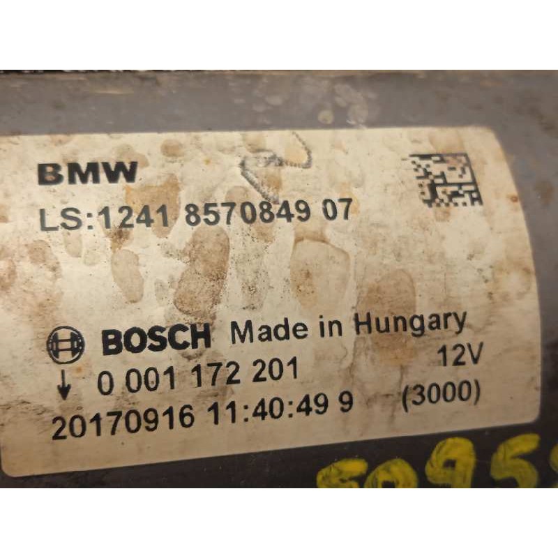 Recambio de motor arranque para bmw serie 1 lim. (f20/f21) 116i referencia OEM IAM 12418570849  0001172201