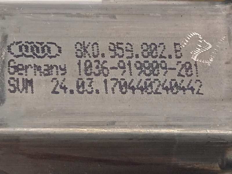 Recambio de elevalunas delantero derecho para audi q3 (8ug) attraction referencia OEM IAM 8U0837462  8K0959802B