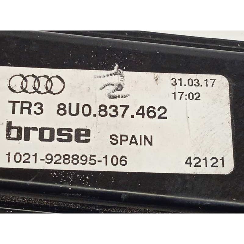 Recambio de elevalunas delantero derecho para audi q3 (8ug) attraction referencia OEM IAM 8U0837462  8K0959802B