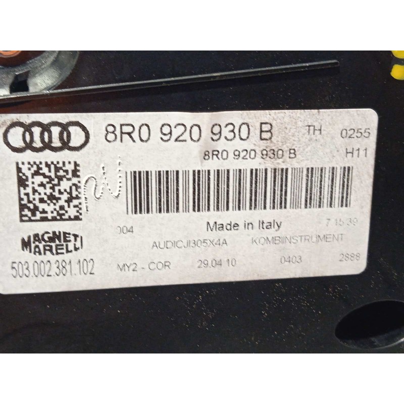 Recambio de cuadro instrumentos para audi q5 (8r) 2.0 16v tfsi referencia OEM IAM 8R0920930B  