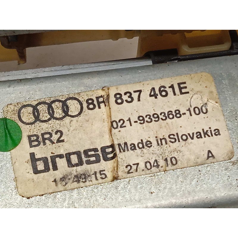 Recambio de elevalunas delantero izquierdo para audi q5 (8r) 2.0 16v tfsi referencia OEM IAM 8R0837461E  8K0959801B