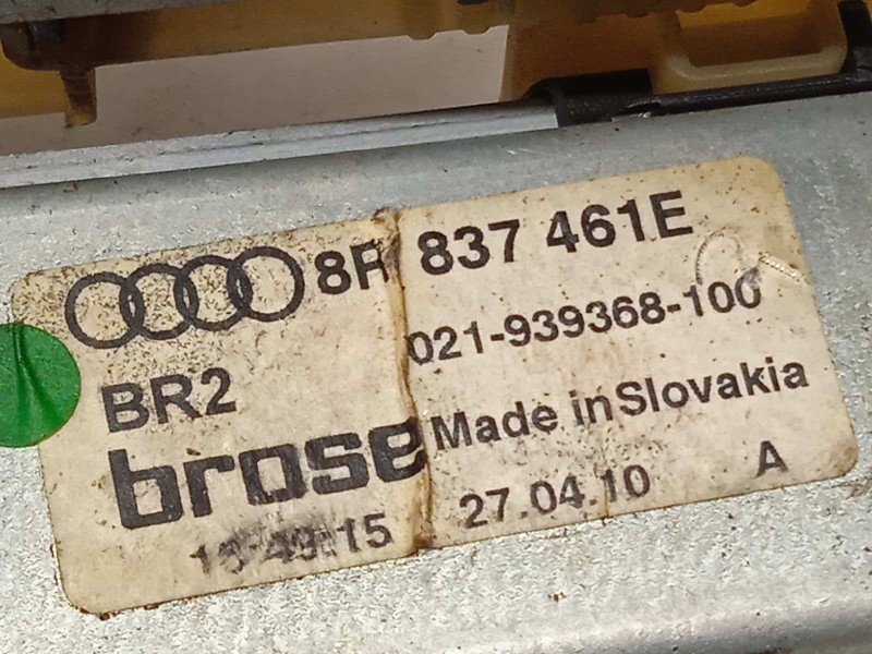 Recambio de elevalunas delantero izquierdo para audi q5 (8r) 2.0 16v tfsi referencia OEM IAM 8R0837461E  8K0959801B