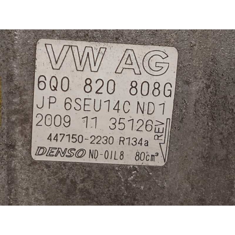 Recambio de compresor aire acondicionado para seat ibiza (6j5) reference referencia OEM IAM 6Q0820808G  4471502230
