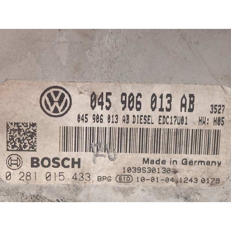 Recambio de centralita motor uce para seat ibiza (6j5) reference referencia OEM IAM 045906013AB  0281015433