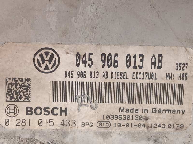 Recambio de centralita motor uce para seat ibiza (6j5) reference referencia OEM IAM 045906013AB  0281015433