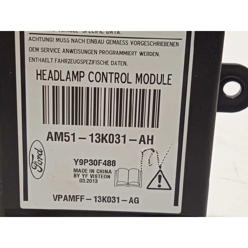 Recambio de centralita luces para ford c-max trend referencia OEM IAM AM5113K031AH  5201123