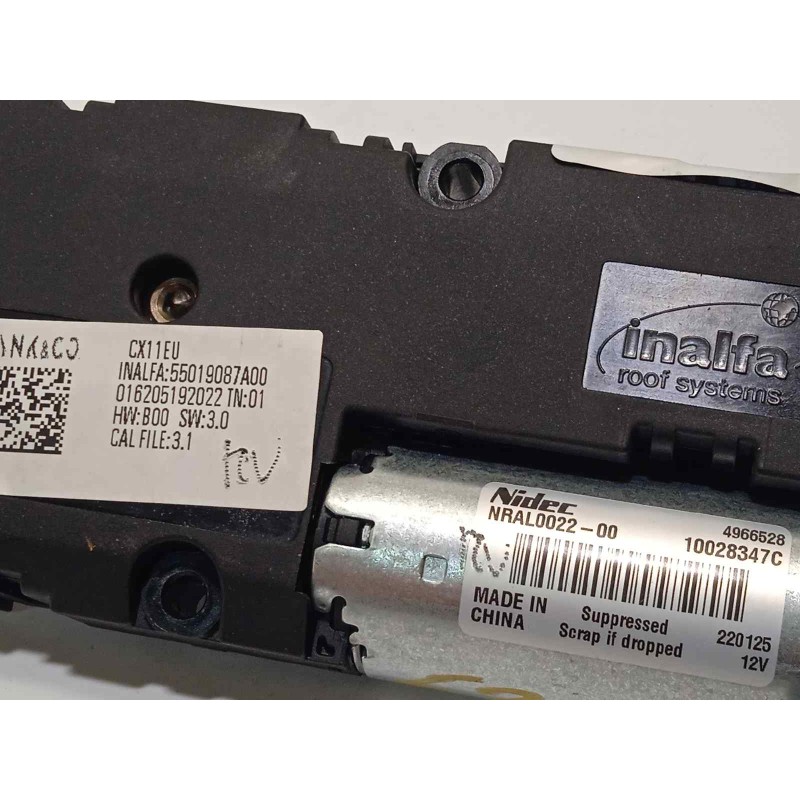 Recambio de motor techo electrico para lynk&co lynk & co 01 1.5 phev referencia OEM IAM 10028347C  NRAL0022