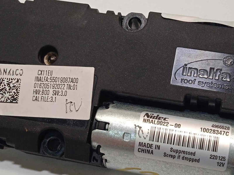 Recambio de motor techo electrico para lynk&co lynk & co 01 1.5 phev referencia OEM IAM 10028347C  NRAL0022