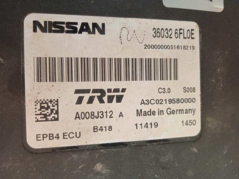 Recambio de modulo electronico para nissan x-trail (t32) n-connecta referencia OEM IAM 360326FL0E  
