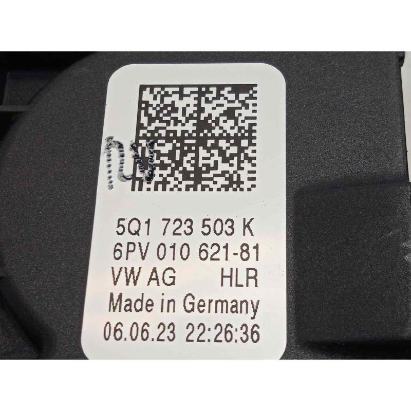 Recambio de potenciometro pedal para volkswagen arteon (3h8) 2.0 ltr tfsi referencia OEM IAM 5Q1723503K  