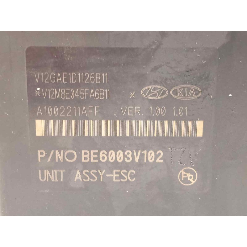 Recambio de abs para kia rio (yb) 1.2 cat referencia OEM IAM 58920H8200 BE6003V102 MGH85ADBH6013V101