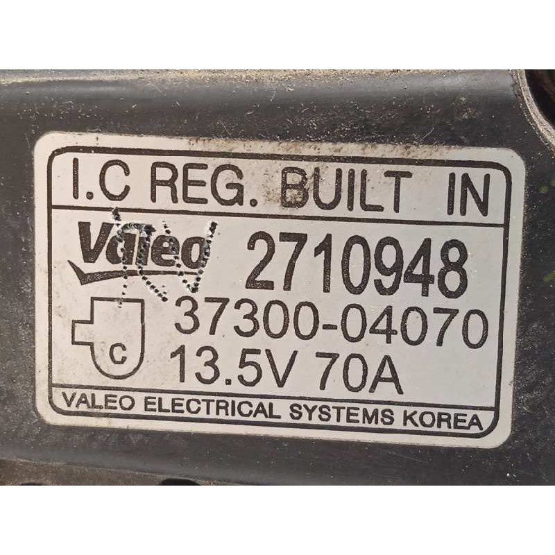 Recambio de alternador para kia picanto (ja) 1.0 cat referencia OEM IAM 3730004070  2710948