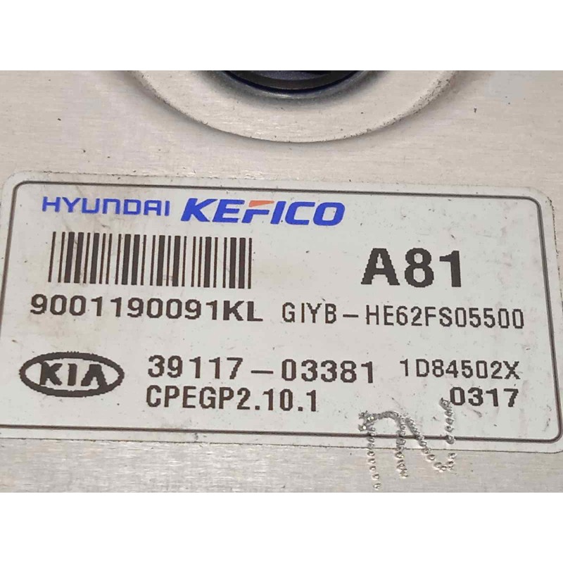 Recambio de centralita motor uce para kia rio (yb) 1.2 cat referencia OEM IAM 3911703381  