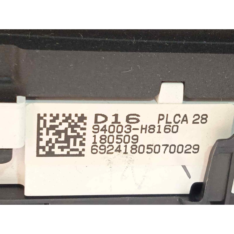 Recambio de cuadro instrumentos para kia rio (yb) 1.2 cat referencia OEM IAM 94003H8160  