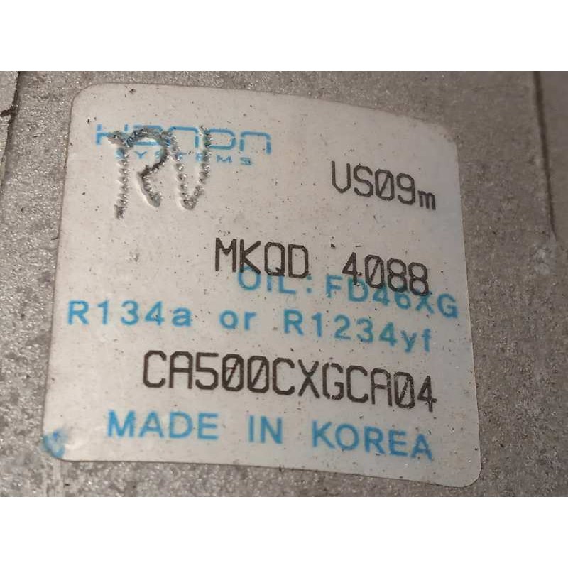 Recambio de compresor aire acondicionado para kia picanto (ja) 1.0 cat referencia OEM IAM CA500CXGCA04  97701G6101