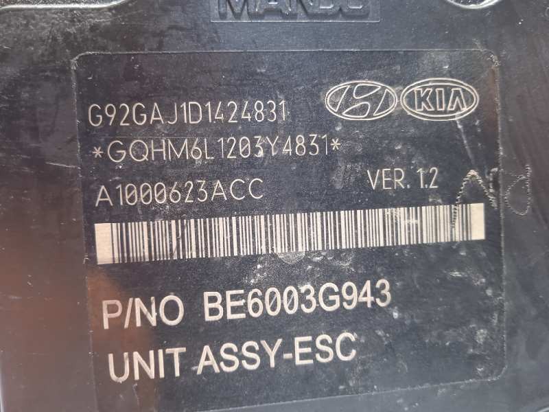 Recambio de abs para kia rio basic referencia OEM IAM 589201W570 BE6003G943 MGH60BH6013G943