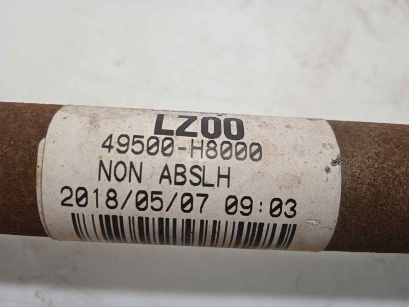 Recambio de transmision delantera izquierda para kia rio (yb) 1.2 cat referencia OEM IAM 49500H8000  