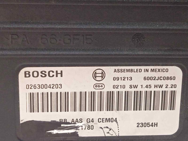 Recambio de modulo electronico para citroën c4 picasso exclusive referencia OEM IAM 9663821780 6590EZ 0263004203