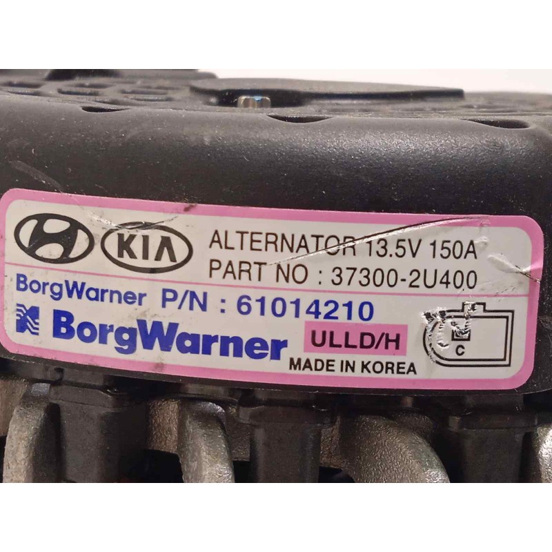 Recambio de alternador para hyundai tucson (nx4) maxx referencia OEM IAM 373002U400  61014210