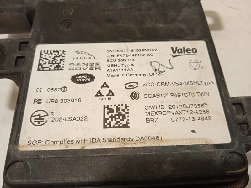 Recambio de sensor para jaguar xe 2.0 diesel cat referencia OEM IAM FK7214F152AC  T2R11015