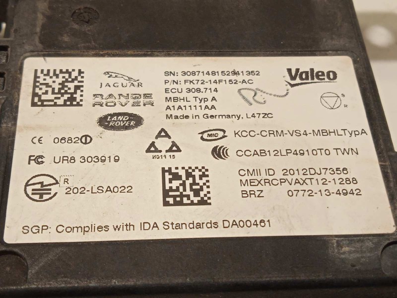 Recambio de sensor para jaguar xe 2.0 diesel cat referencia OEM IAM FK7214F152AC  T2R11015