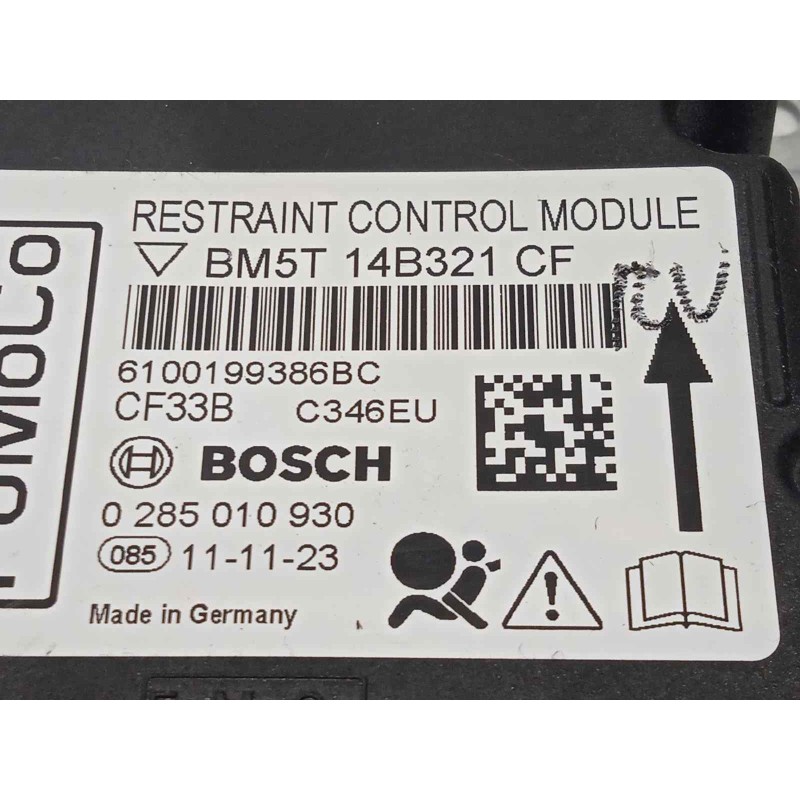 Recambio de centralita airbag para ford focus lim. (cb8) trend referencia OEM IAM BM5T14B321CF  0285010930