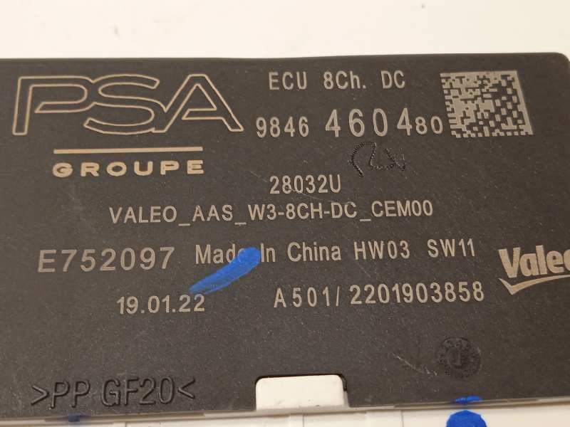 Recambio de modulo electronico para citroën c5 x plug-in hybrid 225e referencia OEM IAM 9846460480  