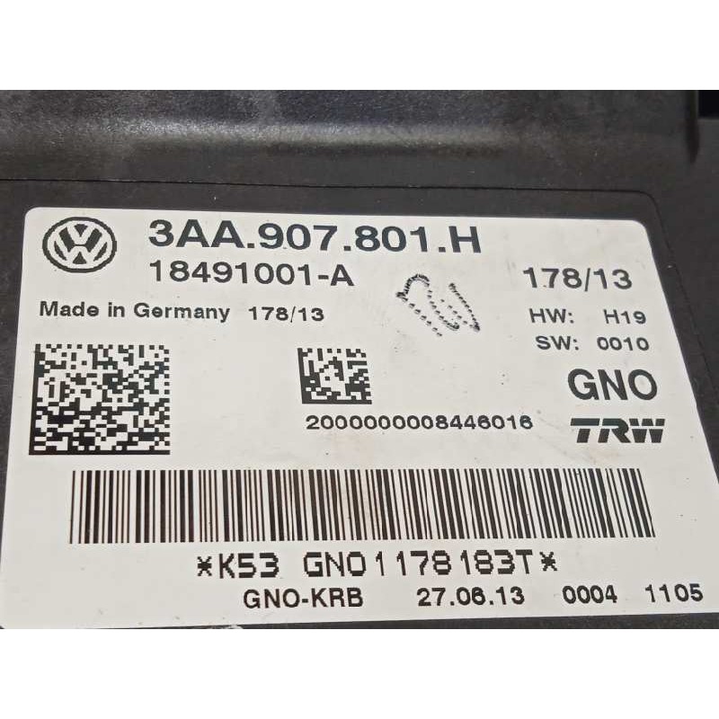 Recambio de modulo electronico para audi rs q3 (8ub) 2.5 tfsi quattro referencia OEM IAM 3AA907801H  