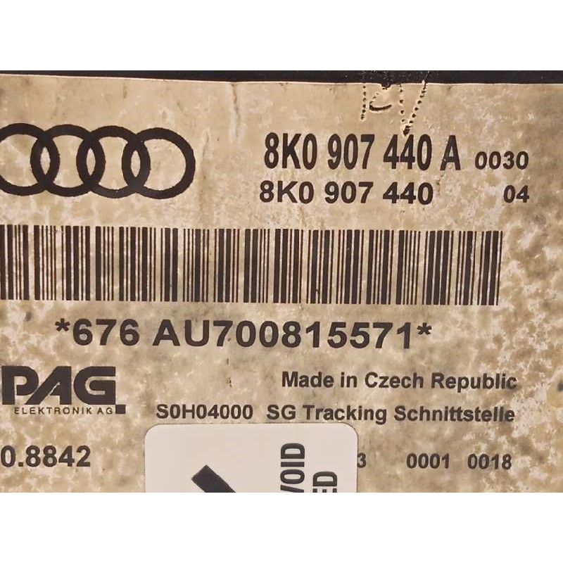 Recambio de modulo electronico para audi rs q3 (8ub) 2.5 tfsi quattro referencia OEM IAM 8K0907440A  