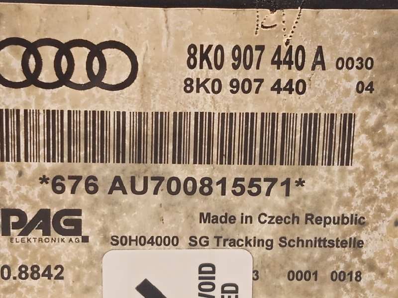 Recambio de modulo electronico para audi rs q3 (8ub) 2.5 tfsi quattro referencia OEM IAM 8K0907440A  