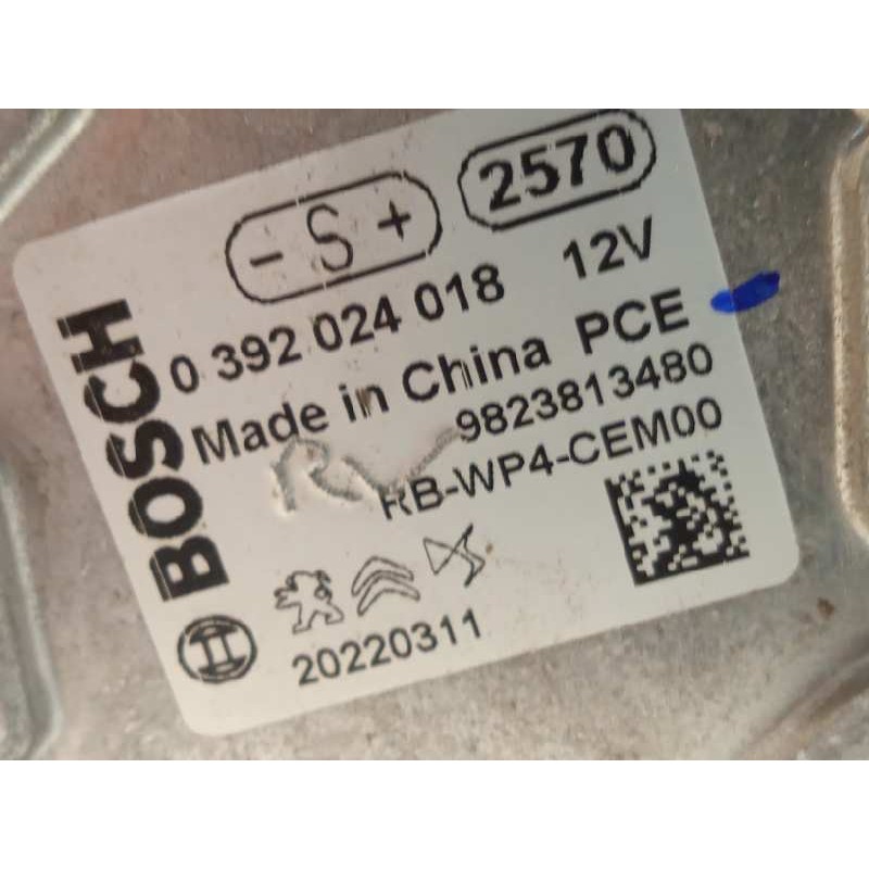 Recambio de bomba agua para citroën c5 x plug-in hybrid 225e referencia OEM IAM 9823813480  0392024018