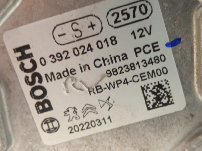 Recambio de bomba agua para citroën c5 x plug-in hybrid 225e referencia OEM IAM 9823813480  0392024018