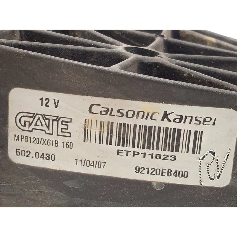 Recambio de electroventilador para nissan pathfinder (r51) 2.5 dci diesel cat referencia OEM IAM 92120EB400  