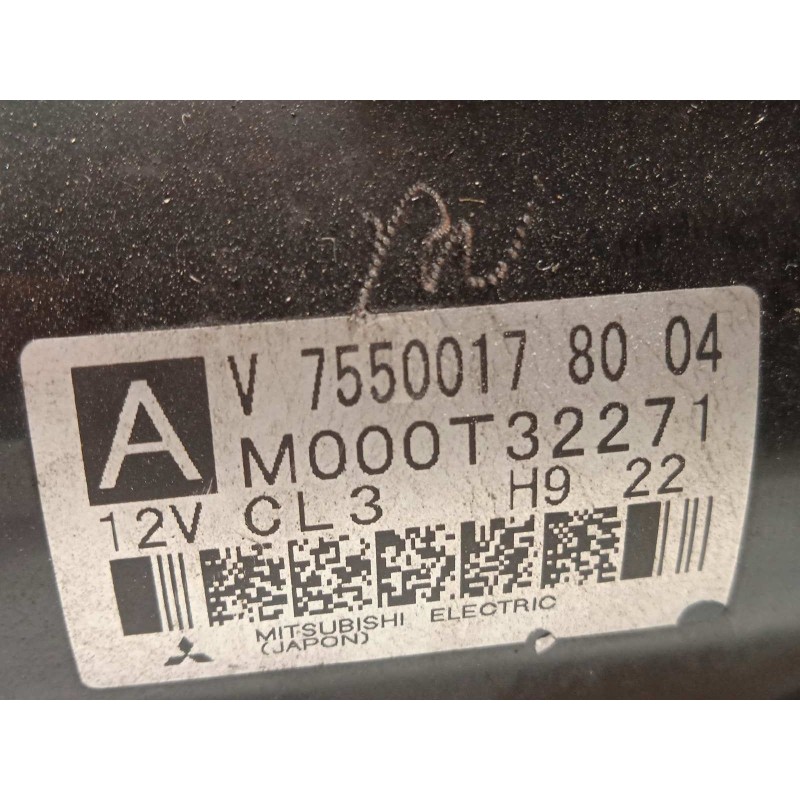 Recambio de motor arranque para peugeot 5008 sport pack referencia OEM IAM V755001780 V764559080 M000T32271