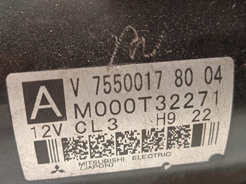 Recambio de motor arranque para peugeot 5008 sport pack referencia OEM IAM V755001780 V764559080 M000T32271