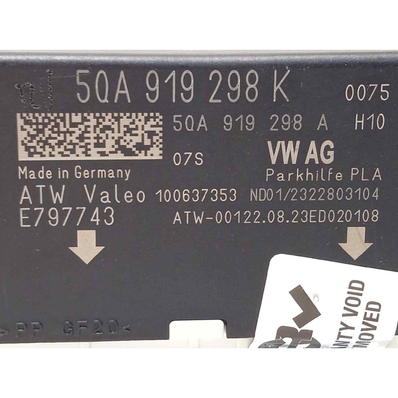 Recambio de modulo electronico para volkswagen t-roc 1.5 16v tsi act referencia OEM IAM 5QA919298K  