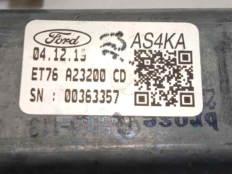 Recambio de elevalunas delantero derecho para ford transit courier trend referencia OEM IAM ET76A23200CD  2009280