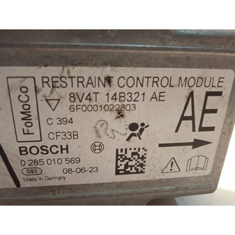 Recambio de centralita airbag para ford kuga (cbv) trend referencia OEM IAM 8V4T14B321AE  0285010569