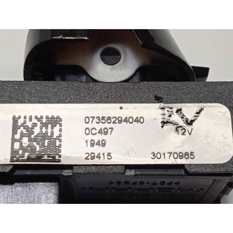 Recambio de mando elevalunas delantero izquierdo para fiat 500 1.2 referencia OEM IAM 07356294040  735629404