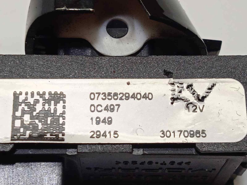 Recambio de mando elevalunas delantero izquierdo para fiat 500 1.2 referencia OEM IAM 07356294040  735629404