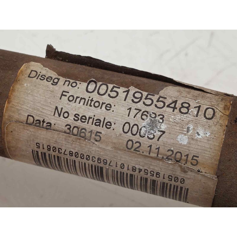 Recambio de transmision delantera izquierda para fiat 500 1.2 referencia OEM IAM 00519554810  51955481