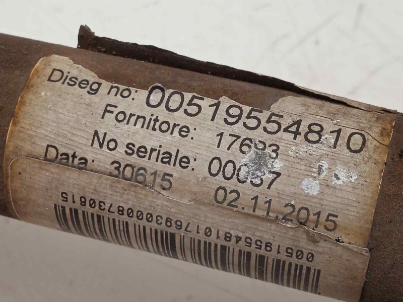 Recambio de transmision delantera izquierda para fiat 500 1.2 referencia OEM IAM 00519554810  51955481