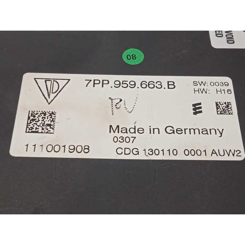 Recambio de modulo electronico para porsche panamera 4 s referencia OEM IAM 7PP959663B  