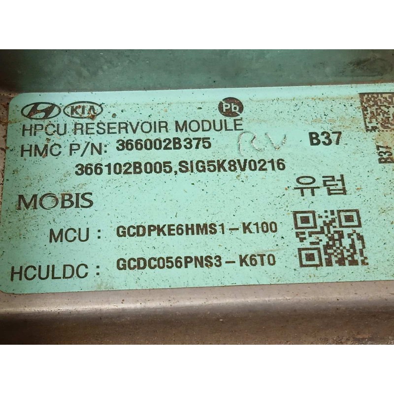 Recambio de convertidor potencia para kia xceed edrive phev referencia OEM IAM 366002B375  