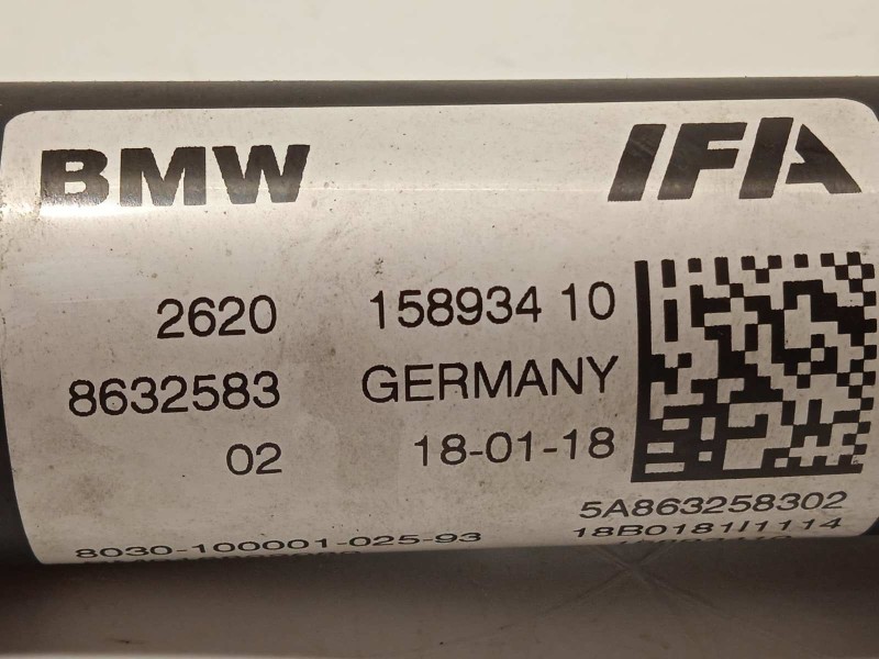 Recambio de transmision central delantera para bmw serie x3 (g01) m40i referencia OEM IAM 26208632583  